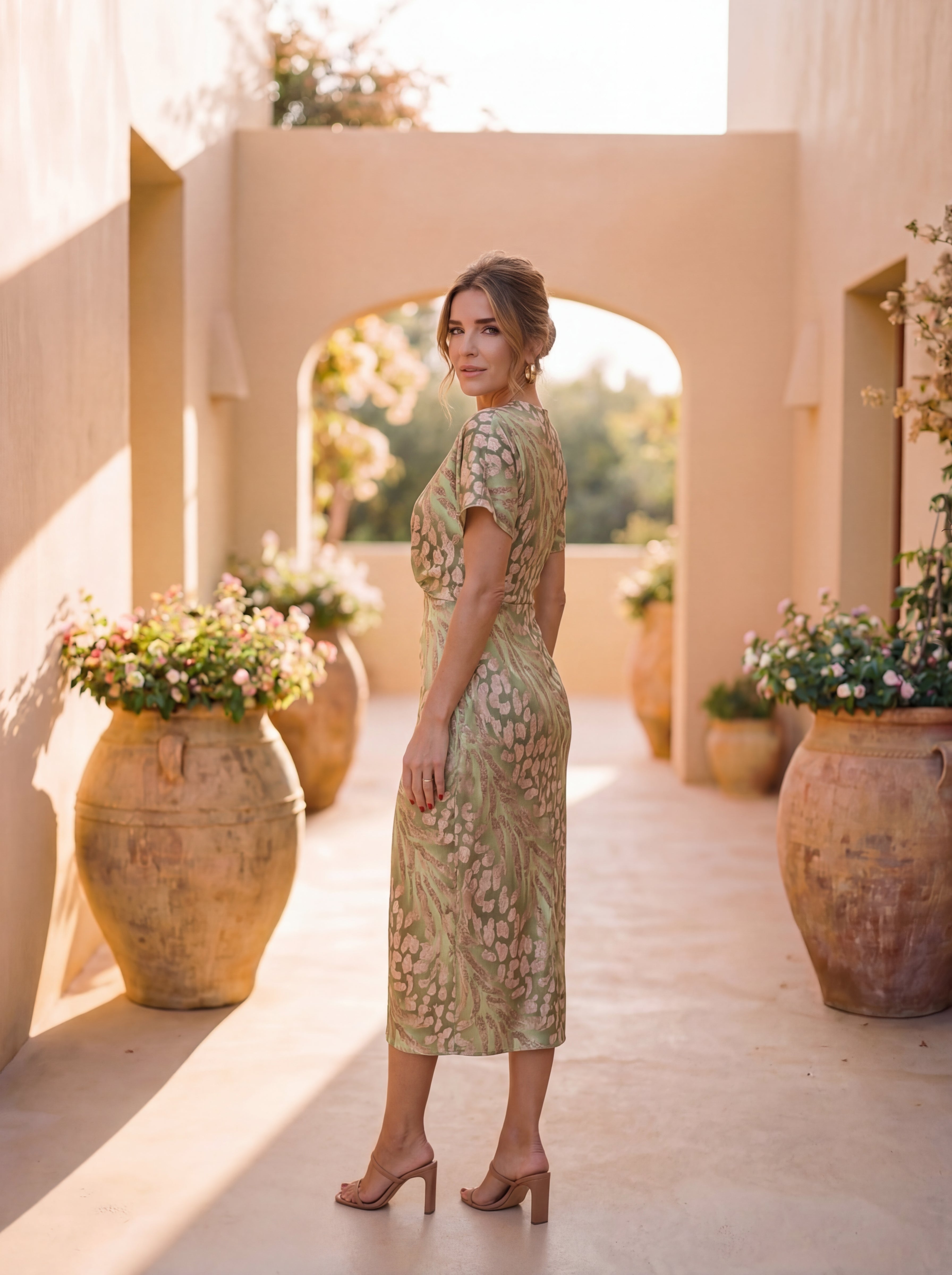 Maria Poznań™ - Vilana | Elegancka Sukienka Midi