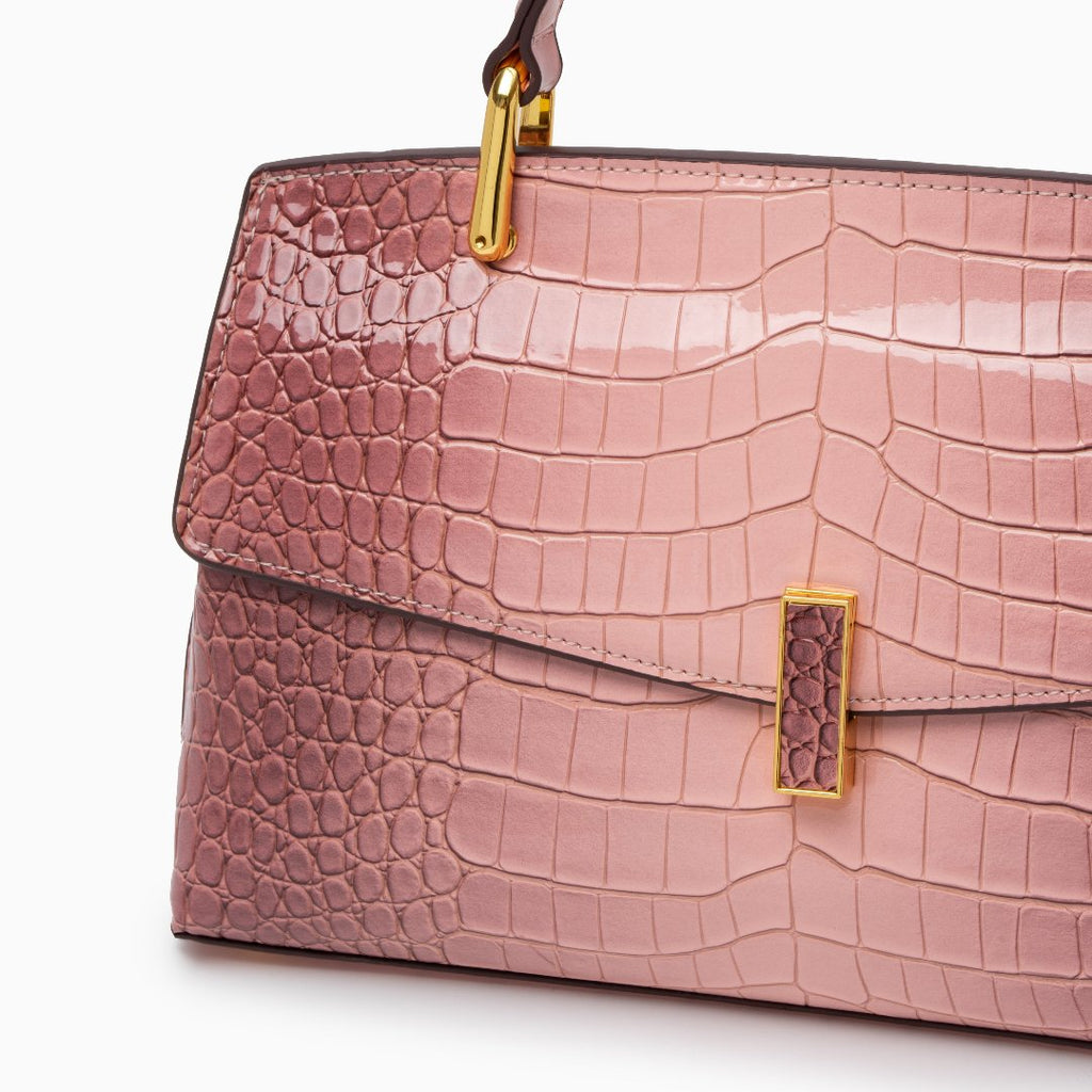 Maria Poznań™ - WIKTORIA | Elegancka torebka z fakturą krokodyla