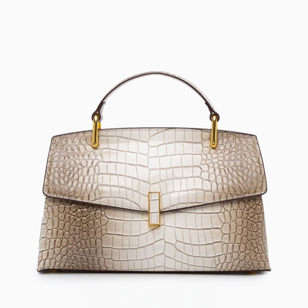 Maria Poznań™ - WIKTORIA | Elegancka torebka z fakturą krokodyla