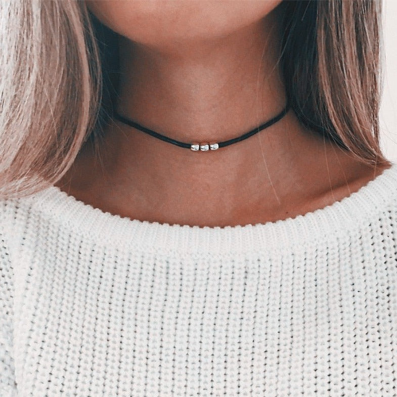 Maria Poznań™ - Naszyjnik typu choker z koralikami