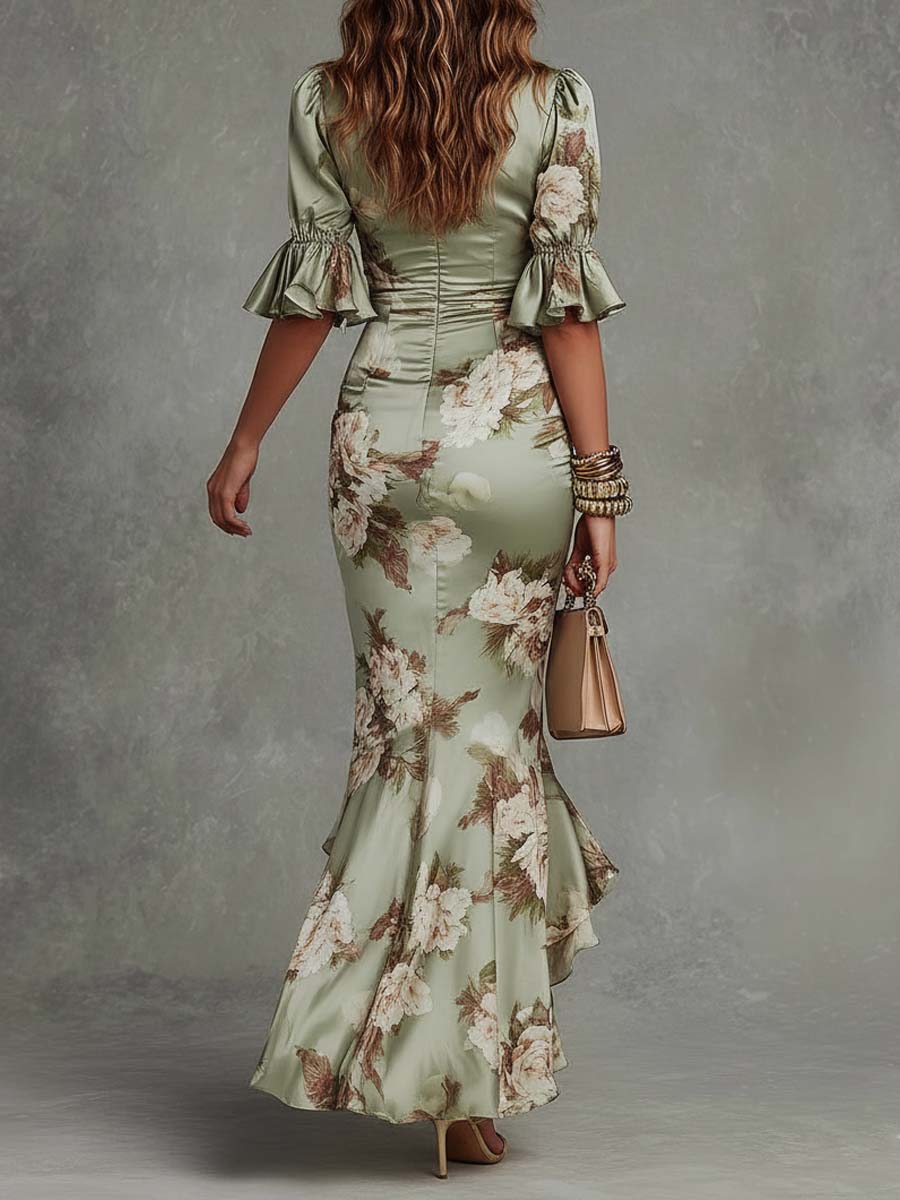 Maria Poznań™ - ANASTELLE | Satynowa maxi