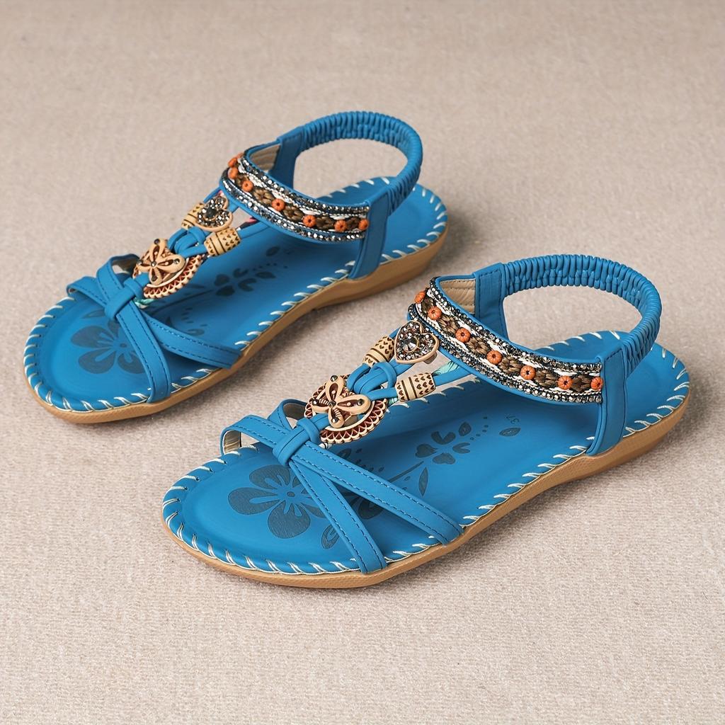 Maria Poznań™ Sandały w stylu Ibiza łączące komfort i elegancję